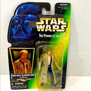 1996 STAR WARS POWER OF THE FORCE HAN SÓLO IN ENDOR GEAR